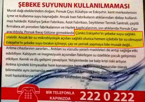 Doktor Bu Ne? �ebeke Suyu �ay ve Yemek Yapmaya M�sait De�il mi?