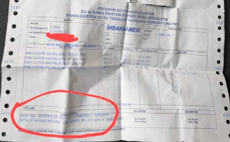 Bu da Nereden ��kt�! Kanalizasyon Kat�l�m Pay� �STED�LER