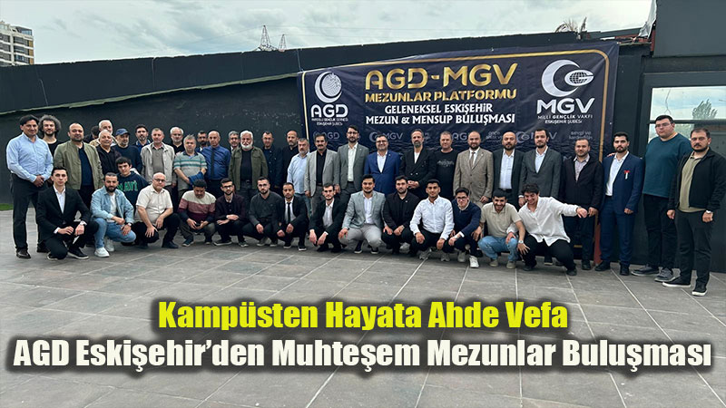 Genel Merkezden Eski�ehir Mezunlar�na Vefa: H�nerli ve Din�aslan Salona Hitap Etti