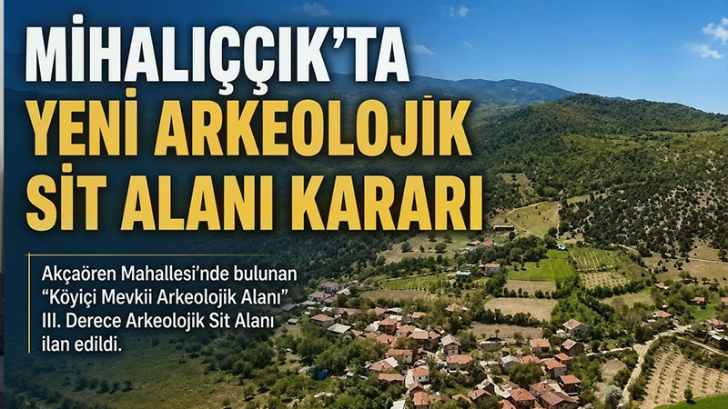 Mihal����k’ta K�lt�rel Miras G�vence Alt�nda