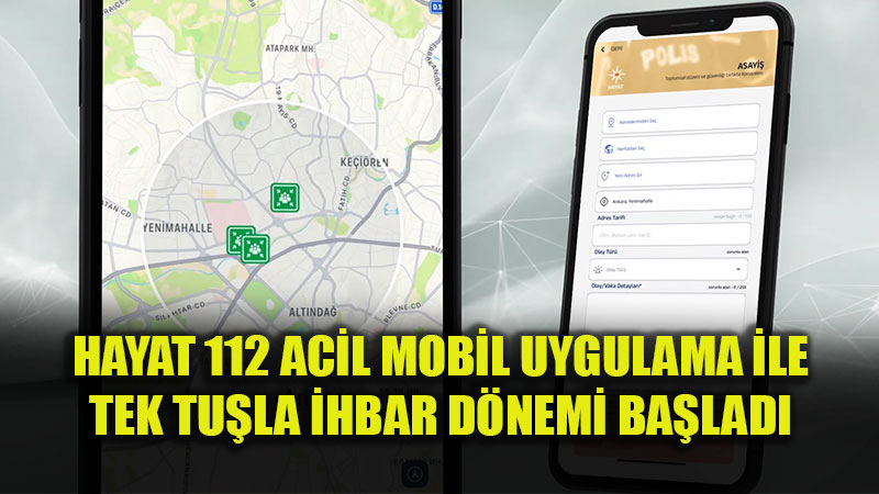 112 Art�k Multimedya Platformu Oldu, Tek Tu�la 10 Saniyelik Videolu �hbar D�nemi!