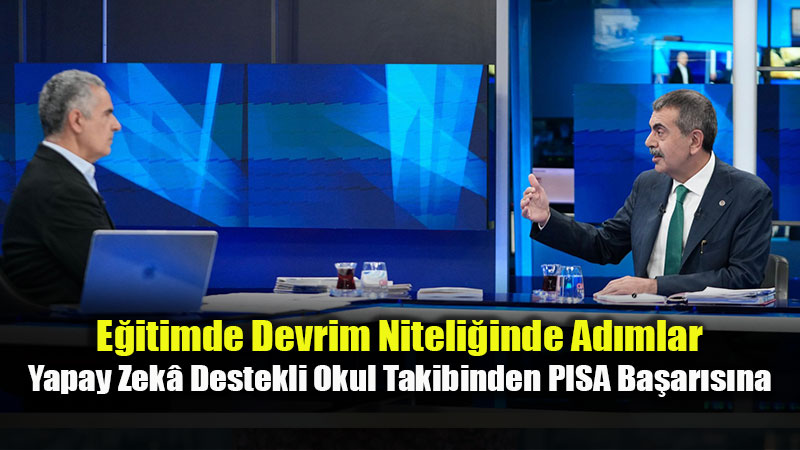 Bakan Tekin CNN T�rk Canl� Yay�n�nda E�itim G�ndemini De�erlendirdi
